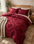 Luxury Tufted Design Duvet Cover Set - 4