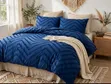 Luxury Tufted Design Duvet Cover Set - 5