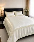Silk Duvet Cover Set with Cotton Inside - 4