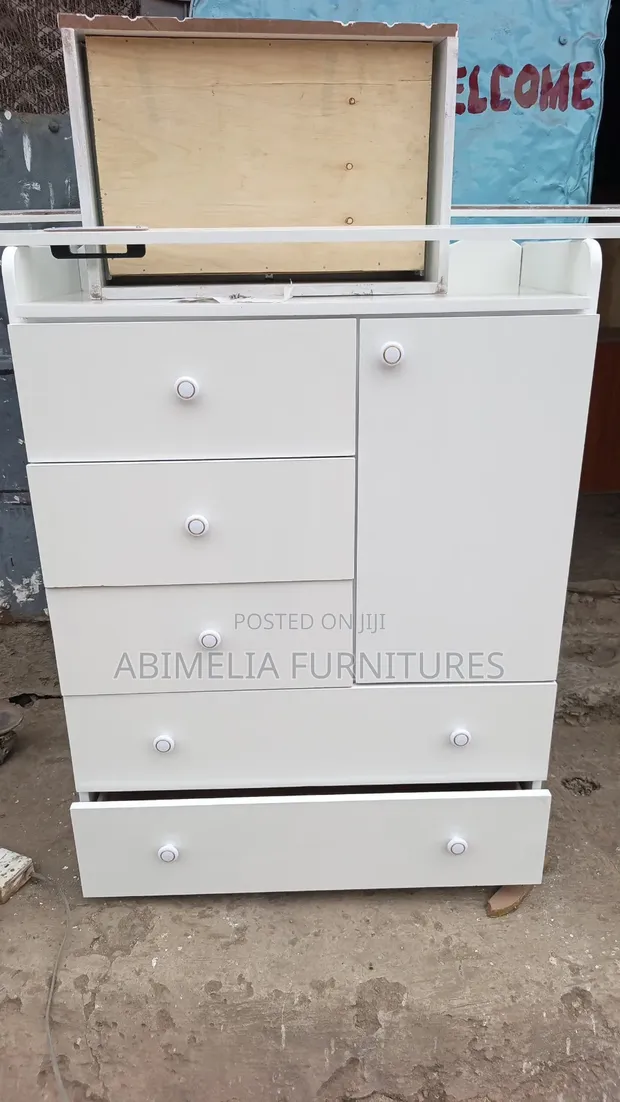 BUILT Baby Chest of Drawers - White - 1