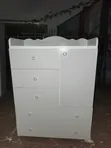 BUILT Baby Chest of Drawers - White - 4
