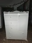 BUILT Baby Chest of Drawers - White - 5