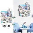 3D Embossed Butterfly & Flower Wall Panels - 3