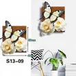 3D Embossed Butterfly & Flower Wall Panels - 4