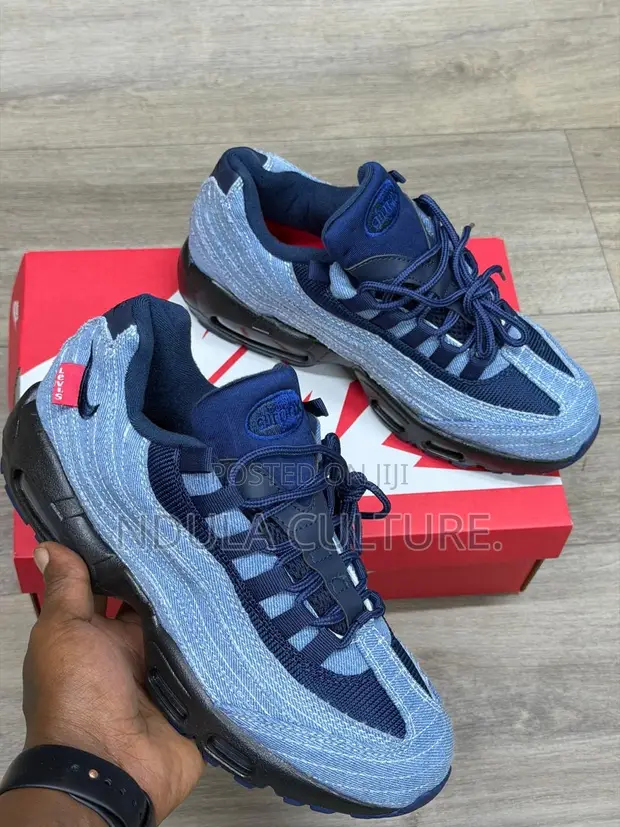 Nike Air Max 95 Washed Denim Sneakers - 1