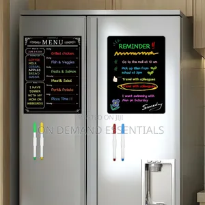 PET Magnetic Blackboard Erasable Fridge Planner
