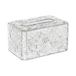 Water Ripple Tissue Box - Transparent Glacier Pattern - 3