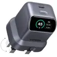 UGREEN Nexode Pro 45W USB-C Charger yenye Smart Display - 1