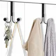 Over the Door Double Hanger Hooks - Punching Free - 1