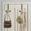Over the Door Double Hanger Hooks - Punching Free - 3