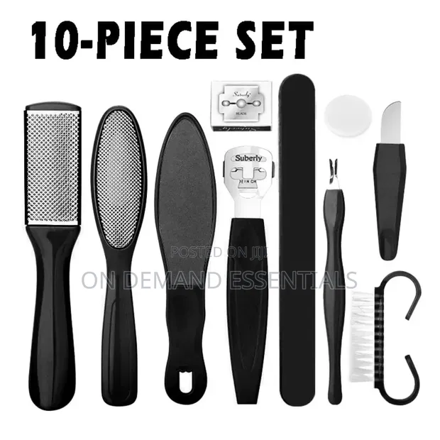 10pc Pedicure Set for Callus Removal - 1