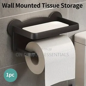 Rafu ya Tissue ya Ukutani bila Kuchomwa na Kipochi cha Simu