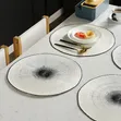 Placemat ya Karatasi ya Mtindo wa Ulaya ya Kifahari ya Kahawa - 2