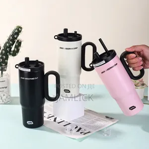700ml Stanley Style Stainless Steel Vacuum Tumbler with Straw