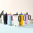 700ml Stanley Style Stainless Steel Vacuum Tumbler with Straw - 4