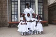 Kids Wedding Dresses with Golden Waist Chain - 2