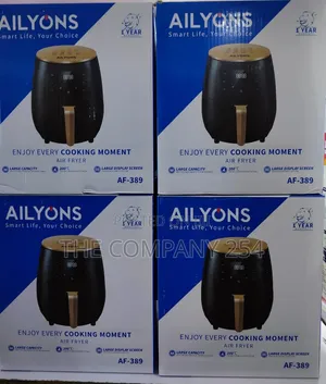 Ailyons 5L Air Fryer AF389 - Mpya Kabisa