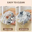 10pcs Jalada la Foil la Alumini Linalokinza Joto kwa Bakuli - 2