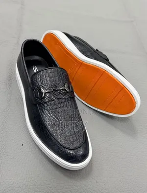 New Santoni Men's Leather Loafers