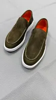 Santoni Mpya za Wanaume za Ngozi Loafers - 2