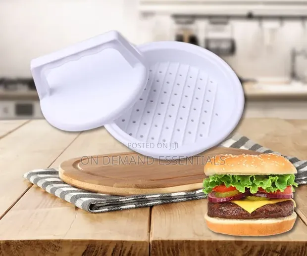 Hamburger Press Patty Maker - White PVC - 1