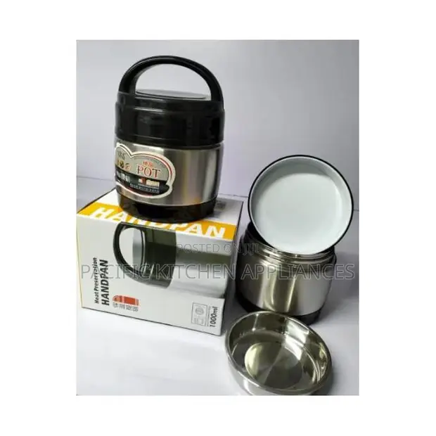 Steel Heat Preservation Vacuum Food Flask 1L - 1