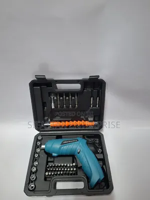 Cordless Rechargeable Lithium Screwdriver Set (47 Pcs)