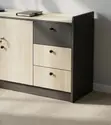 Credenza ya Ofisi ya Mtendaji ya Hifadhi ya Folda - Inaweza Kufungiwa - 3
