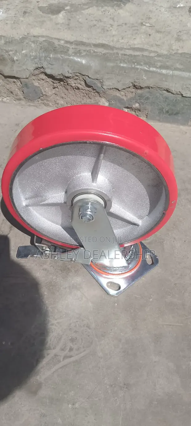 6" Caster Wheels with Brakes - 1
