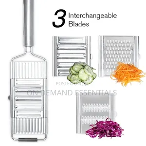3-in-1 Vegetable Slicer, Grater & Peeler