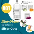 3-in-1 Vegetable Slicer, Grater & Peeler - 3