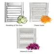 3-in-1 Vegetable Slicer, Grater & Peeler - 4