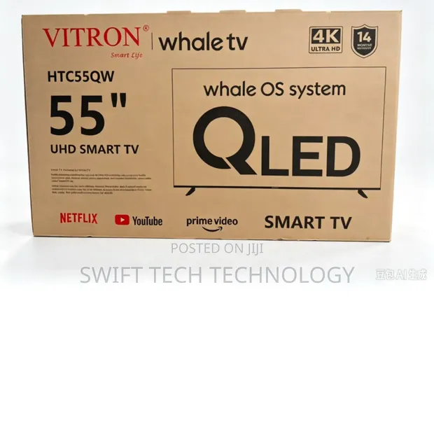 Vitron 55" Smart QLED UHD 4K TV - 1