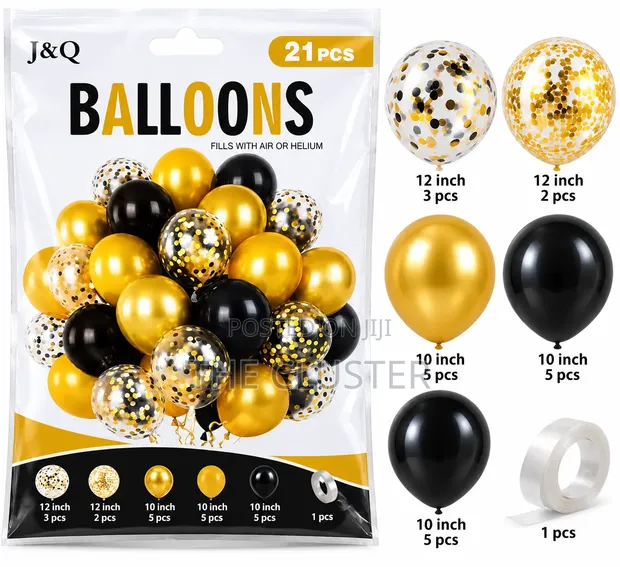 J&Q Balloons Set (21 Pieces) - 1
