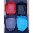 Vifuniko vya Air Fryer vya Silicone vinavyoweza Kutumika Tena (Mraba) - 1