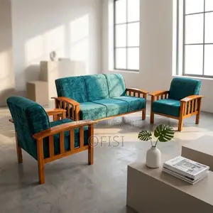 Sofa ya Ofisi ya Vitambaa ya Viti 5 (Rangi Zote)