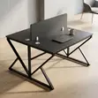 2-Way Metal Frame Computer Workstation Table - 4