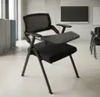 Kiti cha Shule Nyeusi cha Kisasa cha Ergonomic Kinachokunjwa - 2