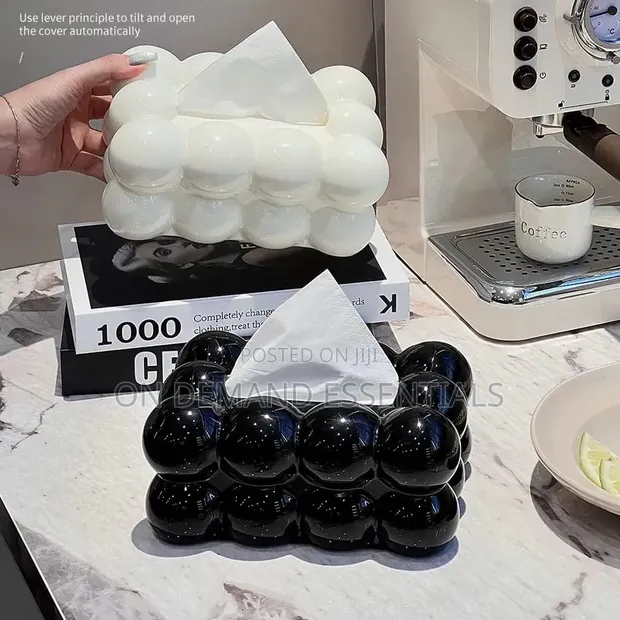 Luxurious Bubble Design Tissue Box - 1