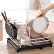 Kitchen Dish Drying Rack - Aluminum Sink Stand Organizer - 1