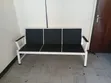 Kiti cha Mgeni cha Kisasa cha Viti 3 - Nyeusi na Nyeupe - 4