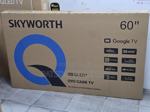 Skyworth 60 Inch 4K QLED Google TV (60Q6500H) - 1