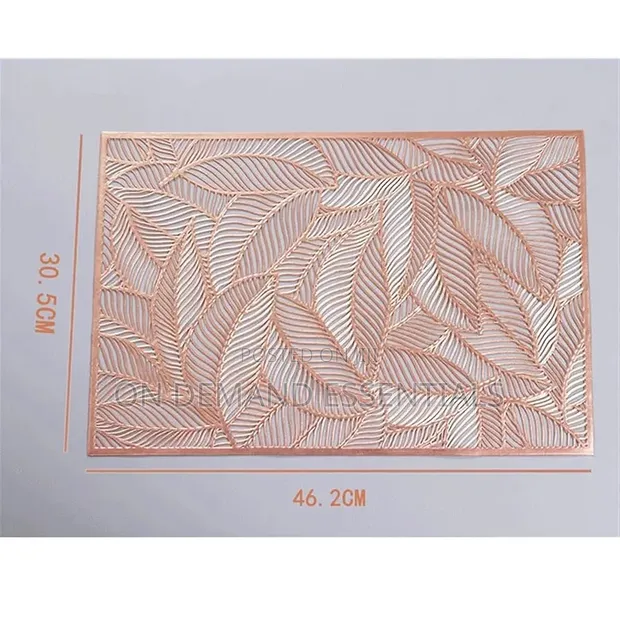 Nordic Rectangle Leaf Tablemats (Set of 6) - 1