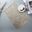 Nordic Rectangle Leaf Tablemats (Set of 6) - 3
