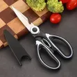Black Handle Kitchen Scissors - 2