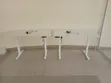 Modern White Electric Height-Adjustable Office Desk - 2