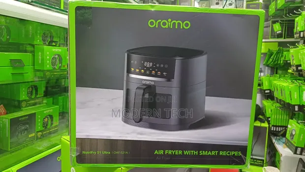Oraimo 6L Air Fryer yenye App Control na Touchscreen - 1