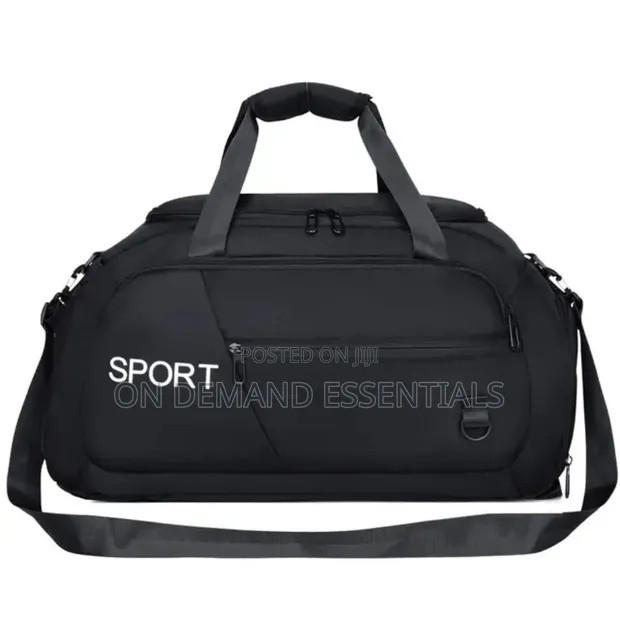 Sports Duffle Bag with Shoe Compartment - 1