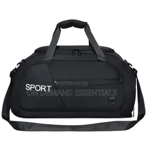 Sports Duffle Bag yenye Shoe Compartment