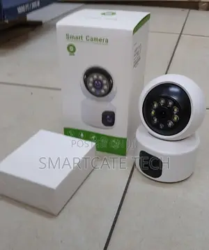 Kamera ya Usalama ya Nyumbani ya WiFi yenye Lens Mbili na Sauti